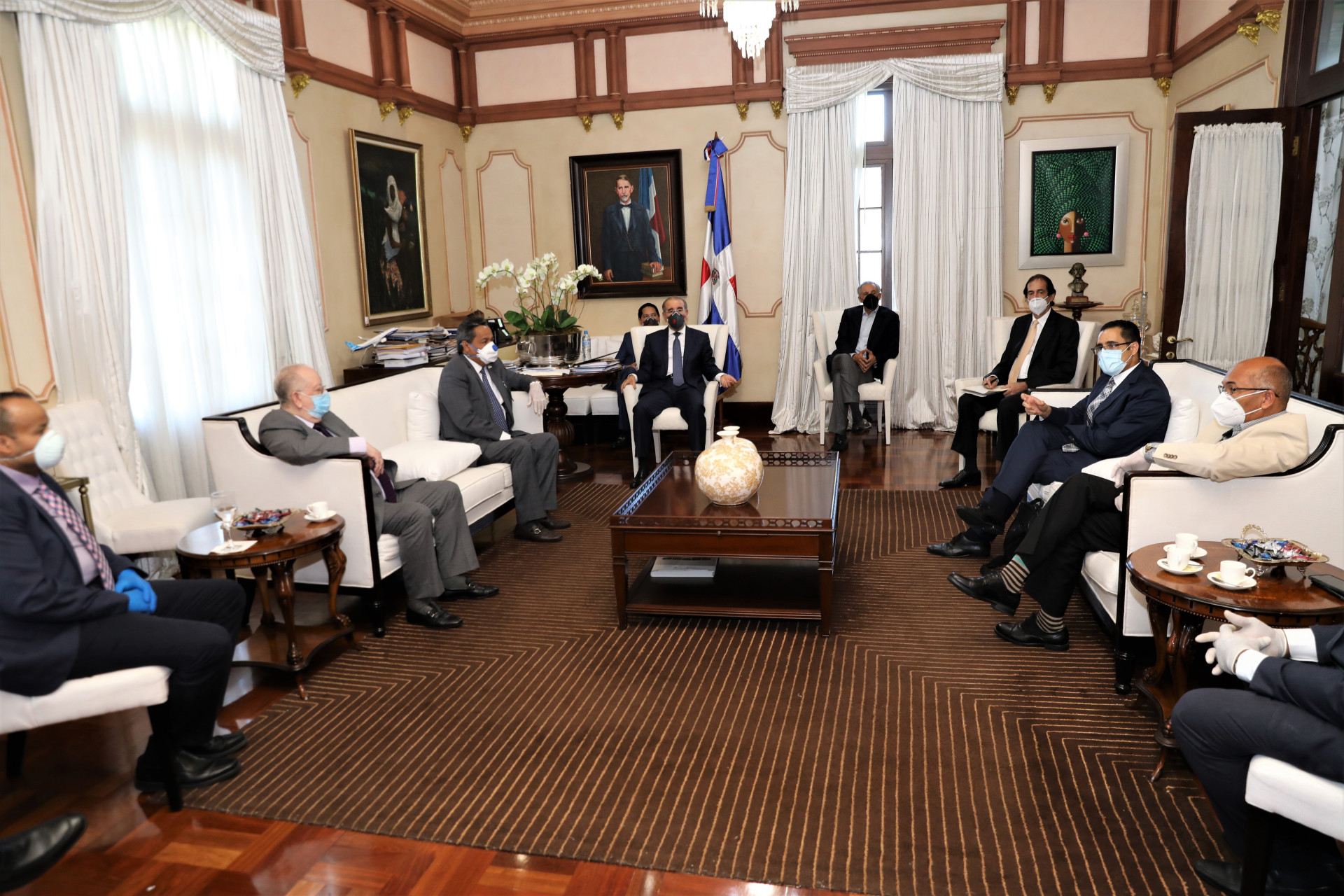REPÚBLICA DOMINICANA: Presidente Danilo Medina continúa consultas con sectores de la vida nacional; recibe a representantes Iglesia Evangélica