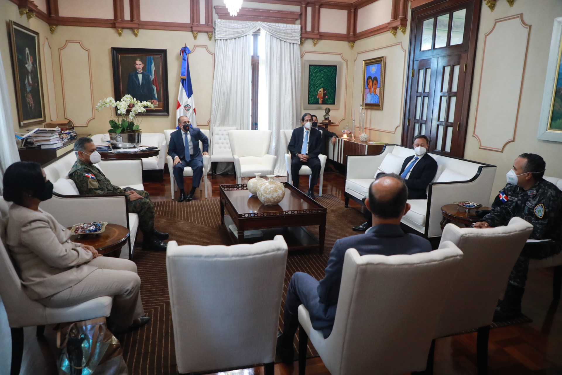 REPÚBLICA DOMINICANA: Danilo Medina encabeza reunión de evaluación cumplimiento protocolos en primera fase desescalada