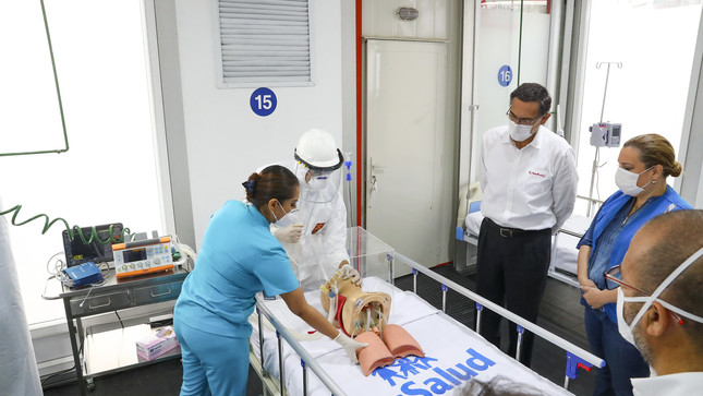 PERÚ: Gobierno amplía capacidad de respuesta con 836 nuevas camas en Villa Mongrut para pacientes Covid-19