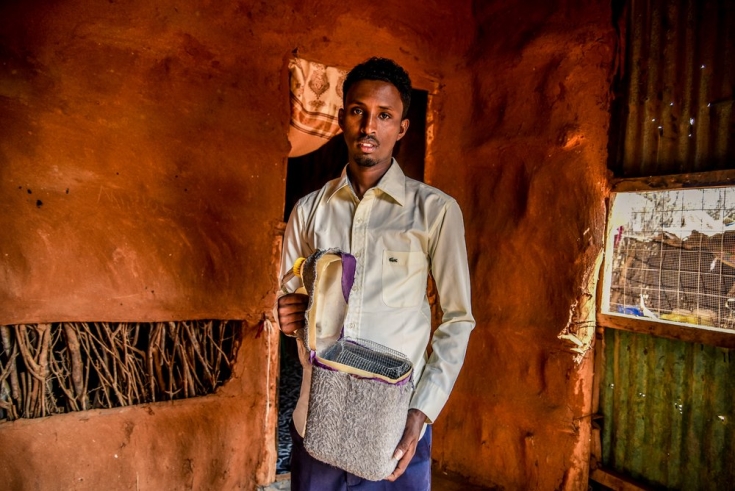 Mohamed, refugiado somalí en Kenia.