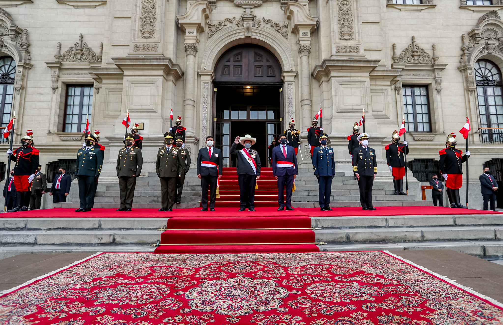 Presidente Pedro Castillo es reconocido como jefe supremo de las Fuerzas Armadas y Policía Nacional del Perú