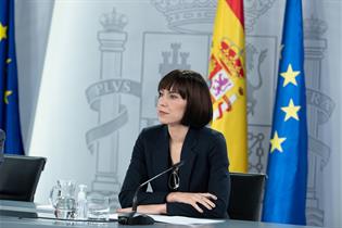 Diana Morant durante la rueda de prensa posterior al Consejo de Ministros