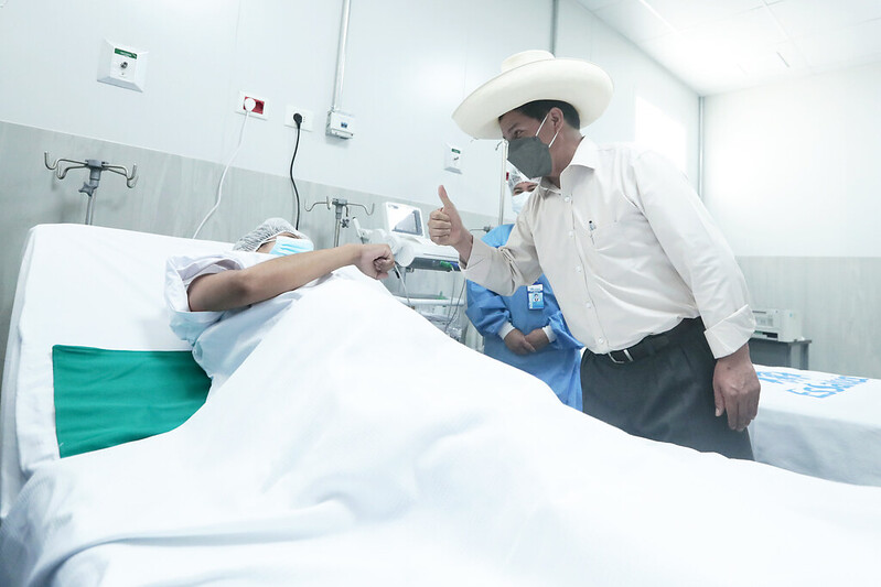 PERÚ: Presidente Castillo: urge contar con un sistema sanitario sólido, eficiente, humano y descentralizado