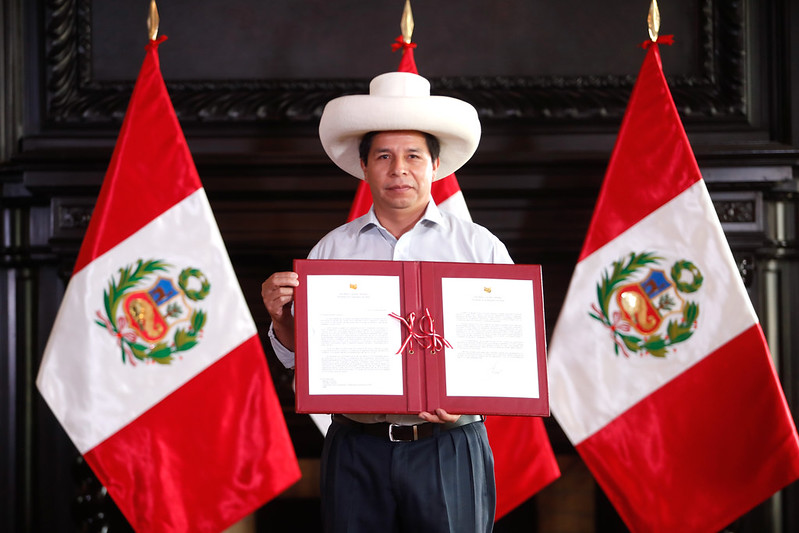 PERÚ: Presidente Castillo: proceso de adhesión del Perú a la OCDE se realizará con total compromiso, responsabilidad y dedicación