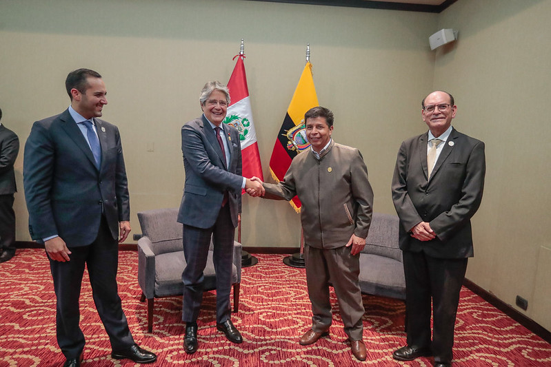 PERÚ: Presidente Castillo se reúne con mandatario de Ecuador