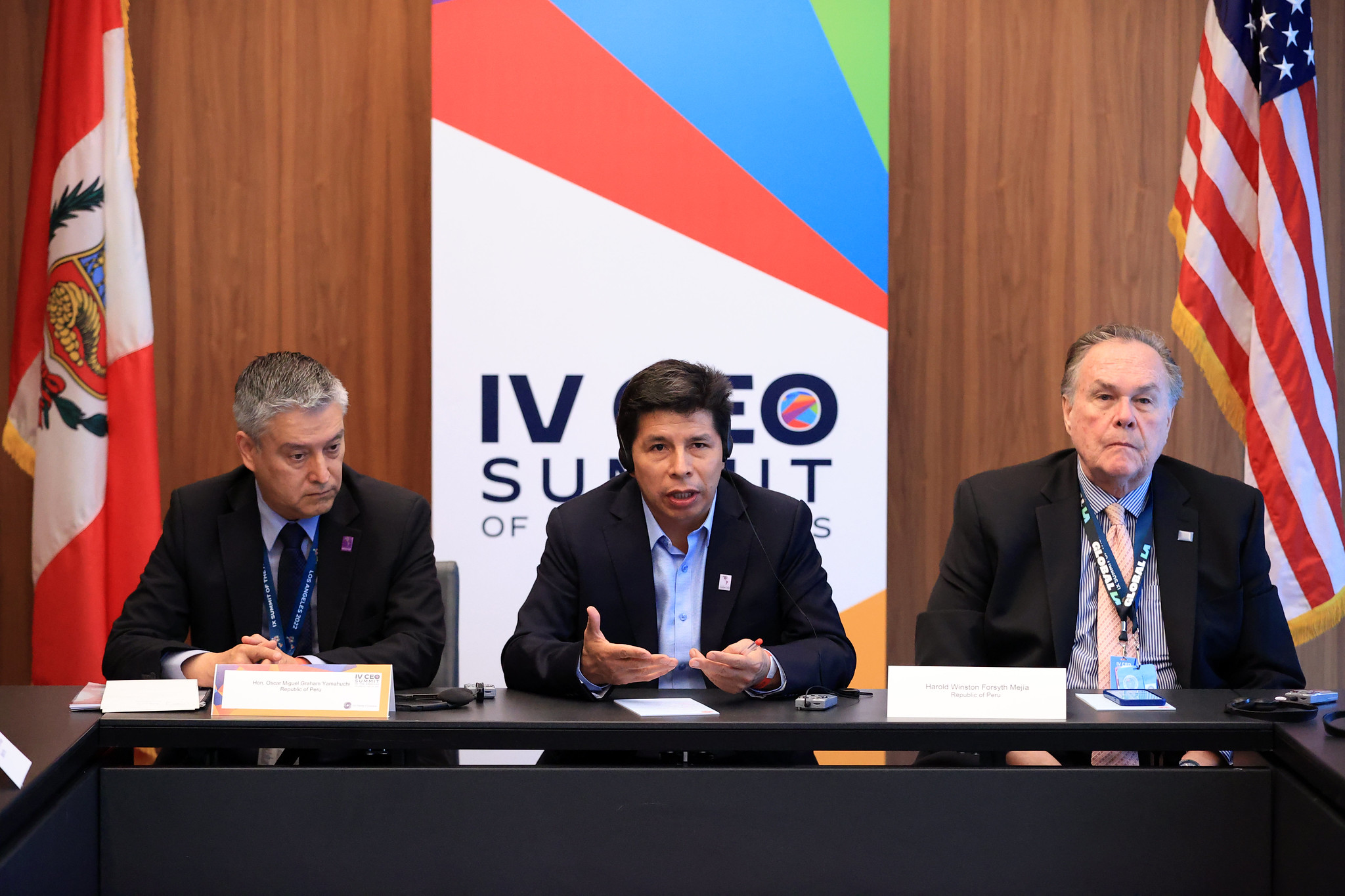 Presidente Castillo a empresas trasnacionales: La apertura a los inversionistas privados se mantiene vigente en mi gobierno