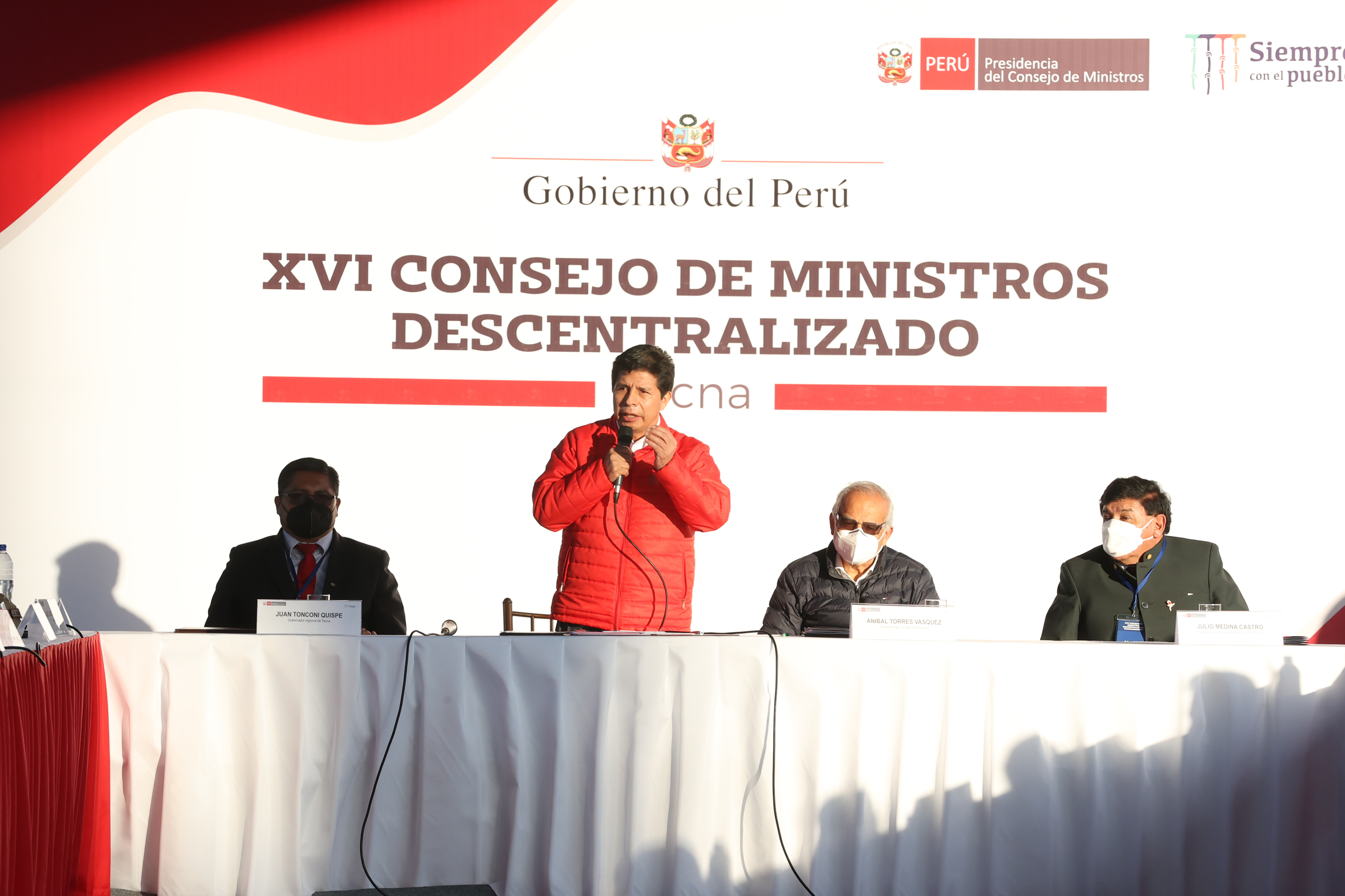 PERÚ: Presidente Castillo en Tacna: anuncia censo nacional y convoca a mandatarios de la región agendar tema migratorio