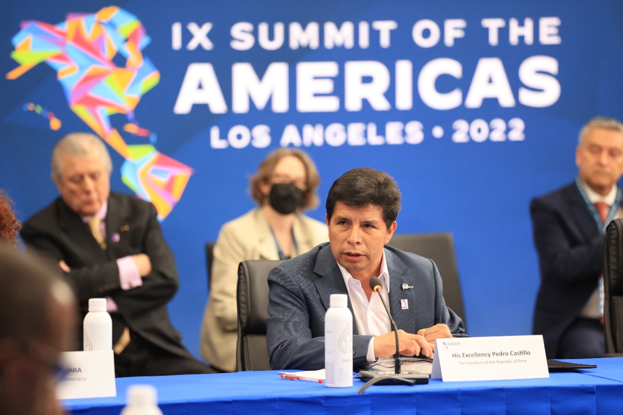 PERÚ: Presidente Castillo pidió no dar tregua a la corrupción y hacer esfuerzos globales para enfrentar este flagelo
