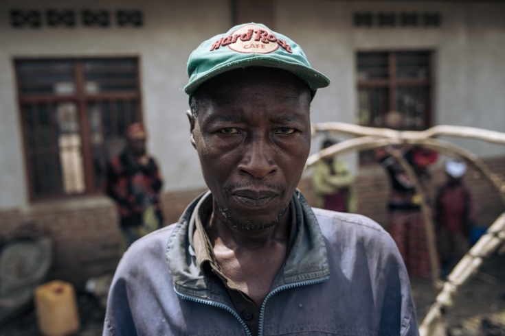 Ponsie Benda, desplazado por los enfrentamientos en Kivu Norte