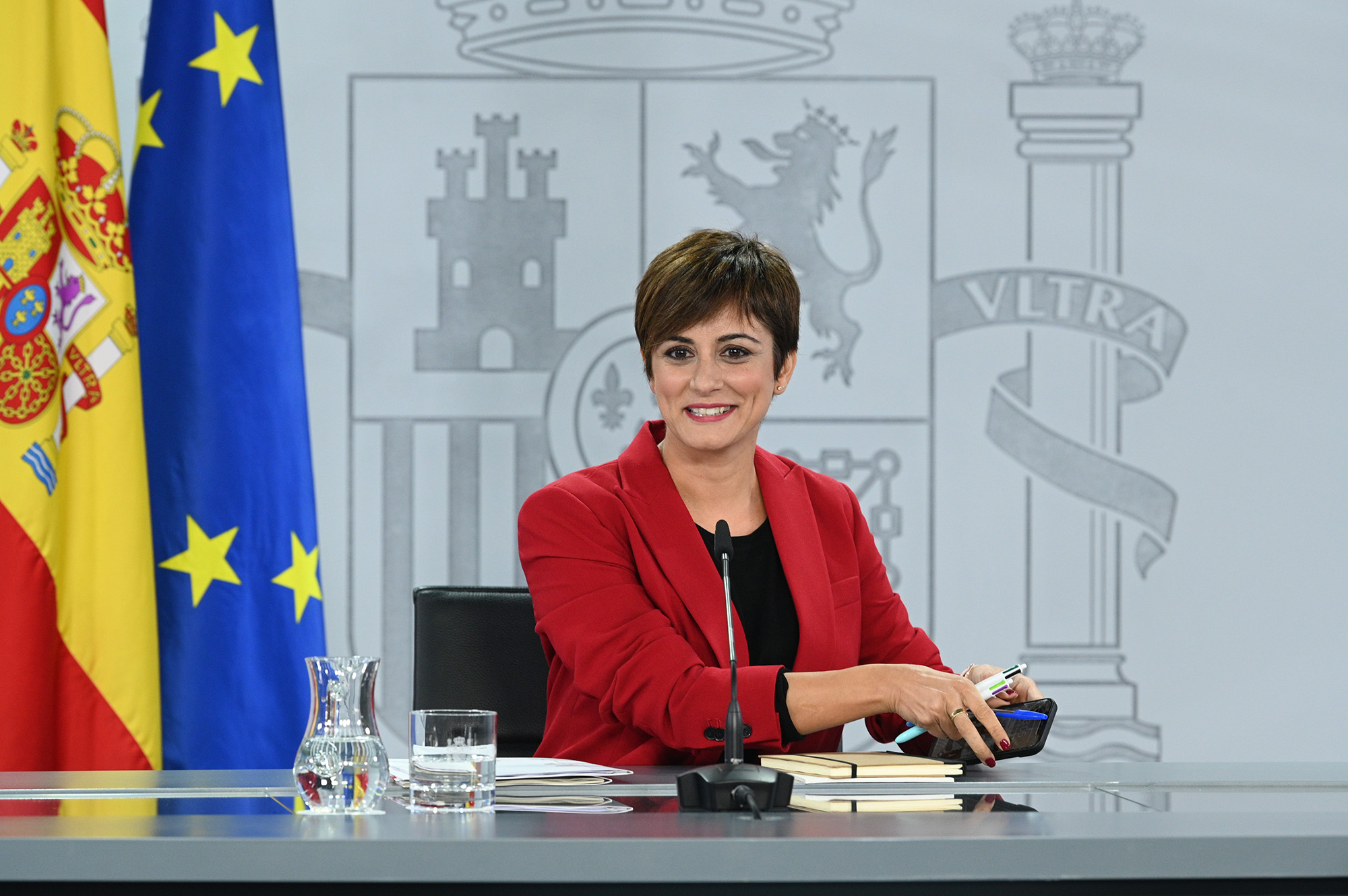 La portavoz del Gobierno, Isabel Rodríguez, en la rueda de prensa tras el Consejo de Ministros