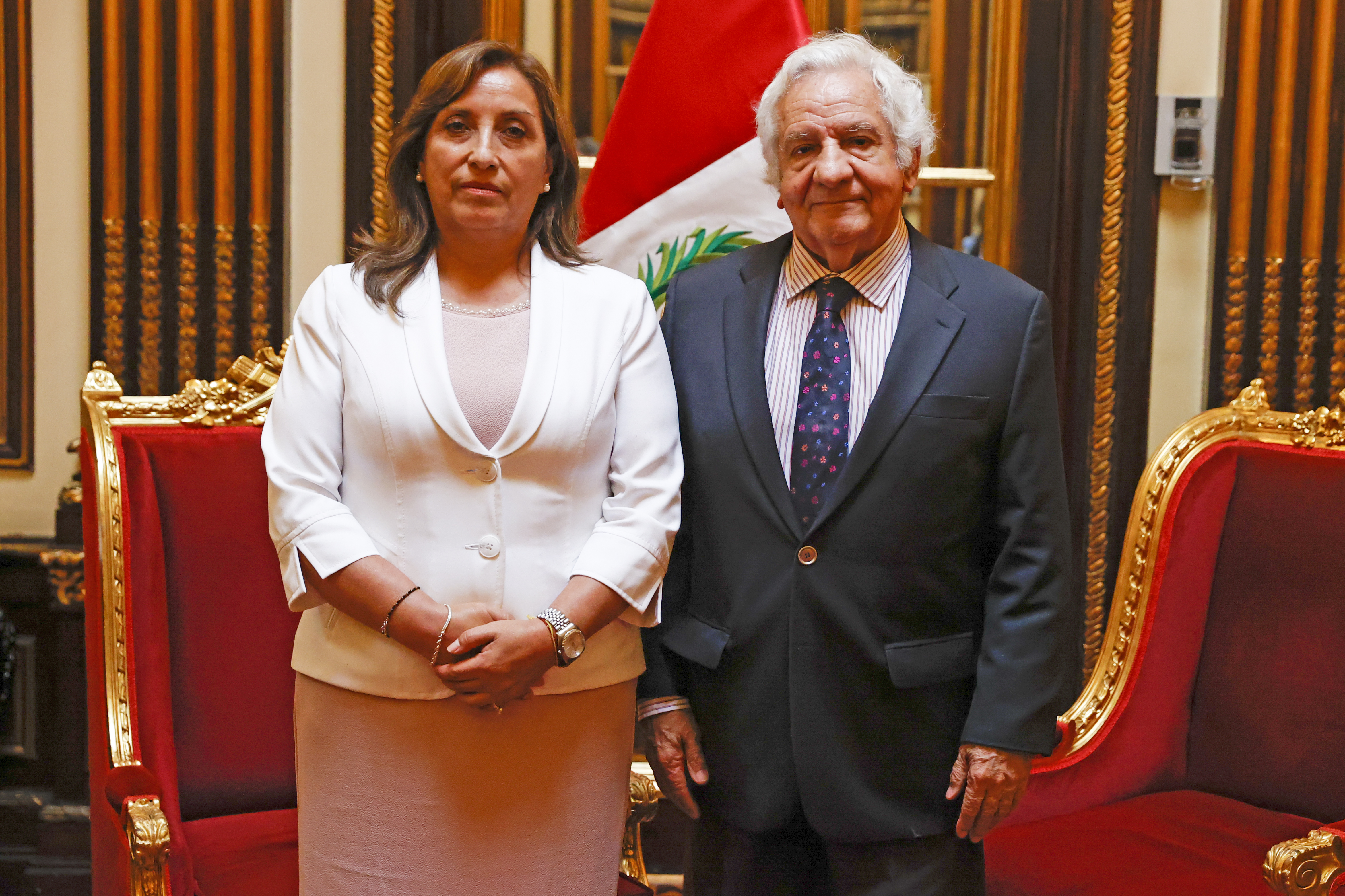 Presidenta Dina Boluarte se reunió con secretario ejecutivo del Acuerdo Nacional