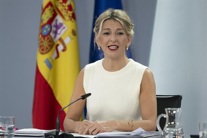 La vicepresidenta segunda y ministra de Trabajo y Economía Social, Yolanda Díaz