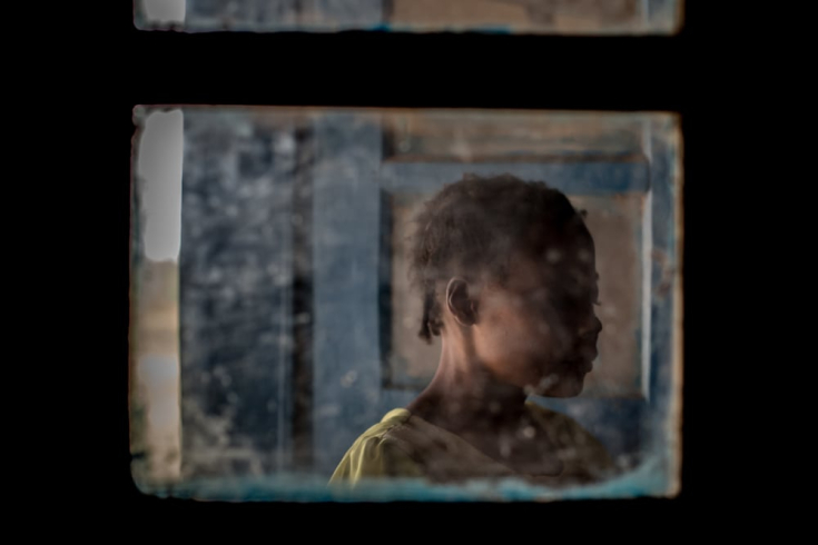F.B., 28 años, superviviente de violencia sexual. Salamabila, RDC.