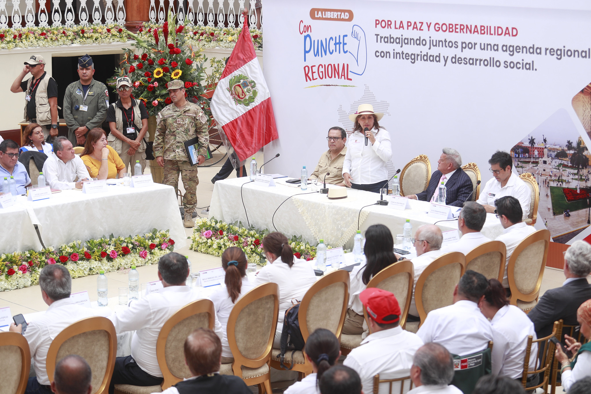 PERÚ: Presidenta lanza Con Punche Regional en La Libertad para enfrentar emergencias e impulsar desarrollo y calidad de vida de la población