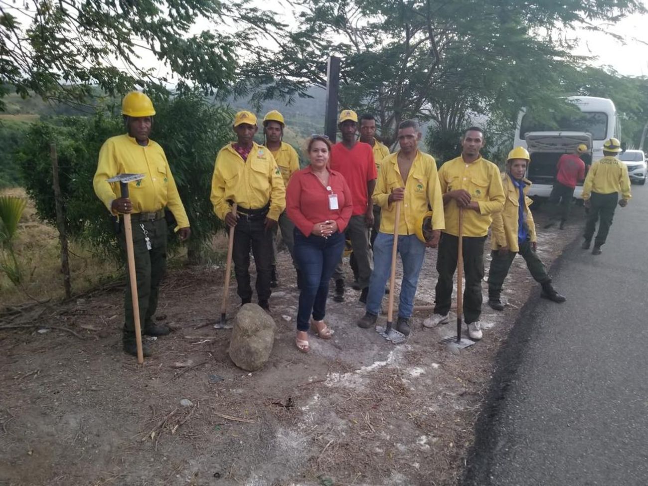 REPÚBLICA DOMINICANA: Ministerio de Medio Ambiente reporta disminución de incendios forestales en Valle Nuevo; continúan labores para sofocarlo