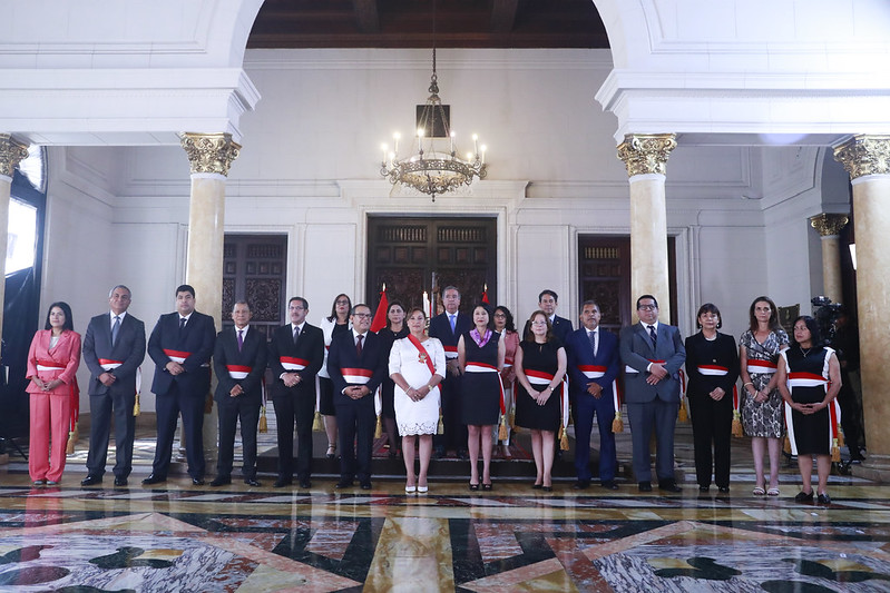 PERÚ: Presidenta Boluarte toma juramento a cuatro ministros de Estado