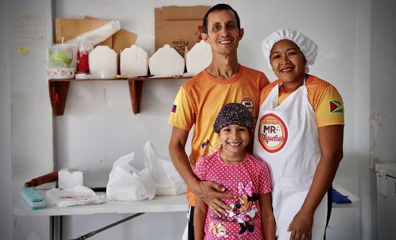 La comida venezolana se da a conocer en Guyana gracias a migrantes emprendedores
