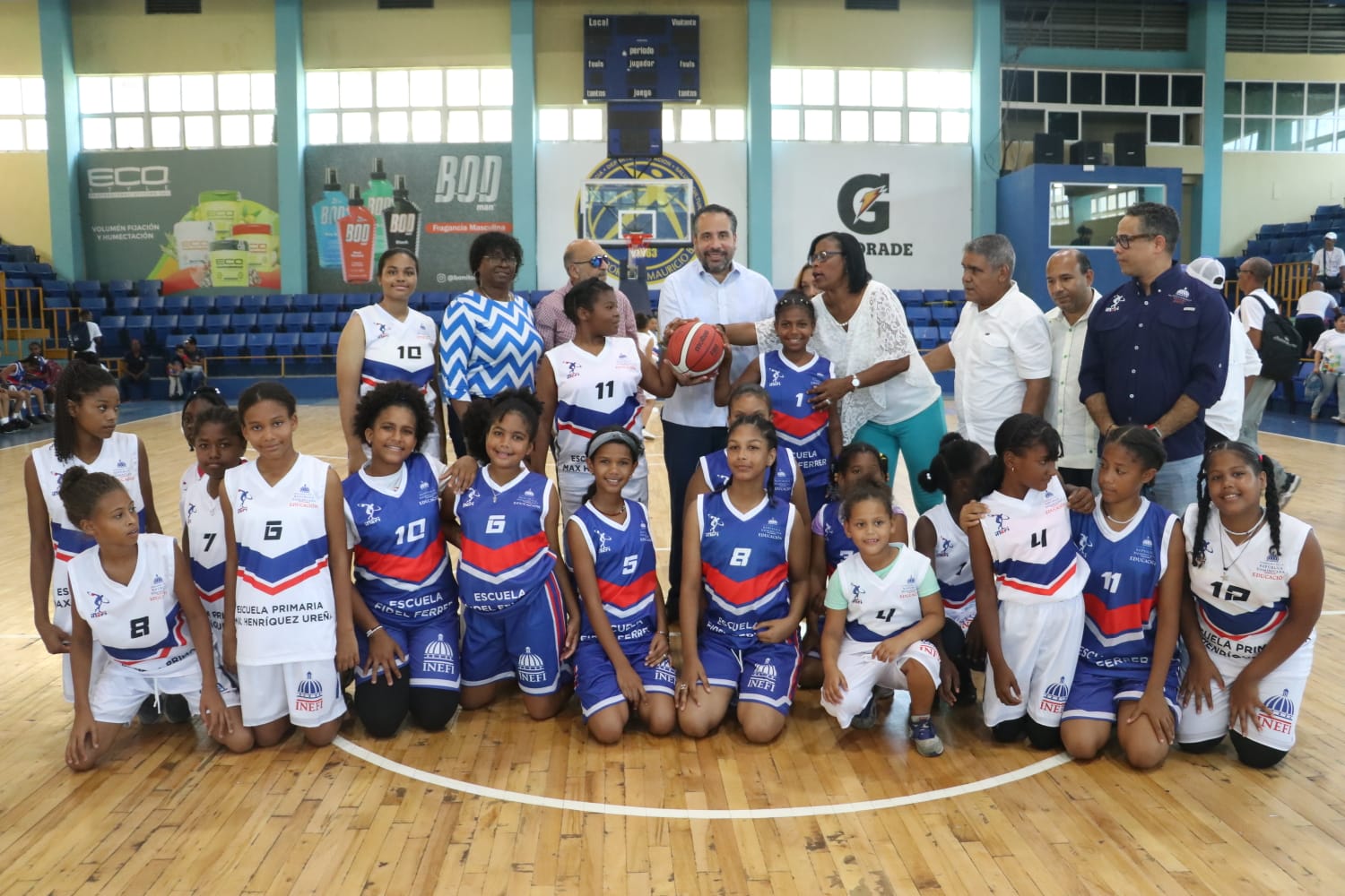 REPÚBLICA DOMINICANA: INEFI inicia Convivio Escolar Baloncesto Femenino; participan más de 180 estudiantes