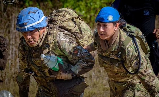 Transformar cascos verdes en cascos azules: cómo se entrena al personal de las misiones de paz