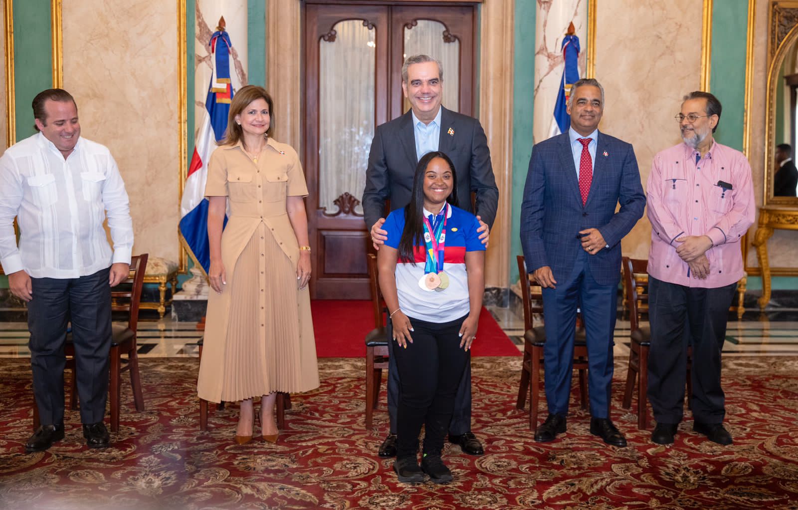 REPÚBLICA DOMINICANA: Presidente Abinader recibe en Palacio Nacional delegación dominicana participó en Juegos Mundiales de Olimpiadas Especiales 2023