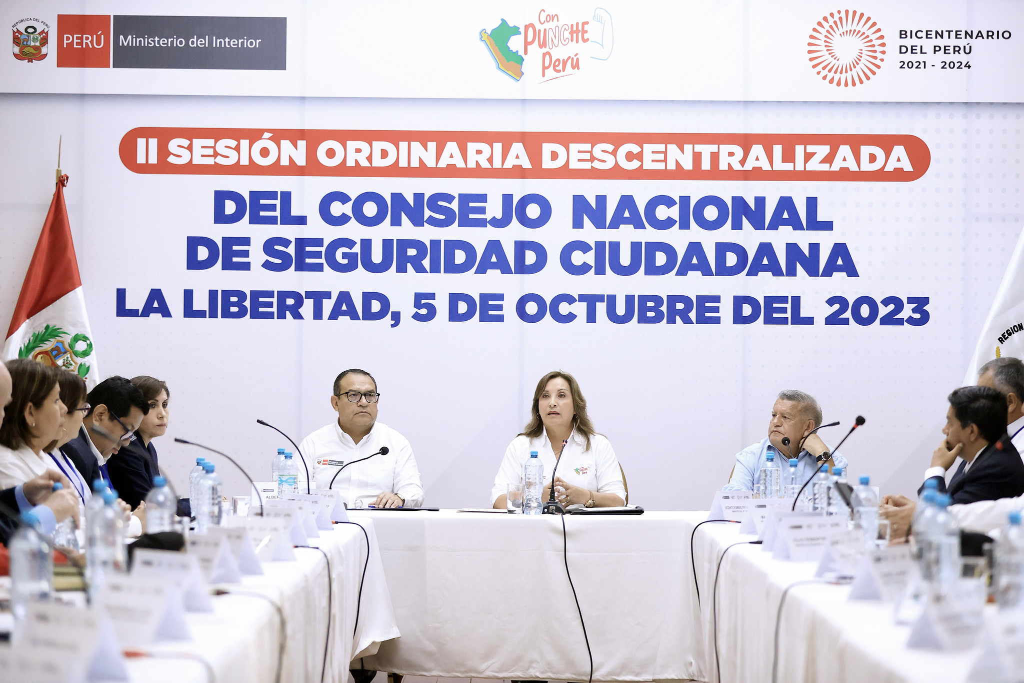 Presidenta Boluarte anuncia medidas para luchar contra la delincuencia en todo el país