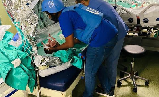 Israel-Palestina: La OMS logra evacuar 31 bebés del Hospital de Al-Shifa en Gaza