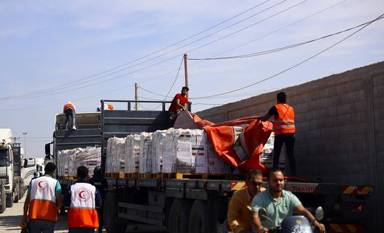 Israel-Palestina: La ONU confirma la entrada de más ayuda humanitaria a Gaza en el segundo día de tregua