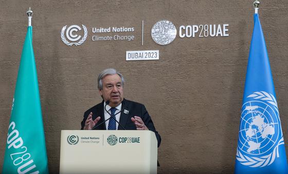 COP28: Urge un acuerdo para la eliminación de los combustibles fósiles, subraya Guterres
